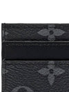 Monogram Eclipse Double Card Wallet Black - LOUIS VUITTON - BALAAN 6