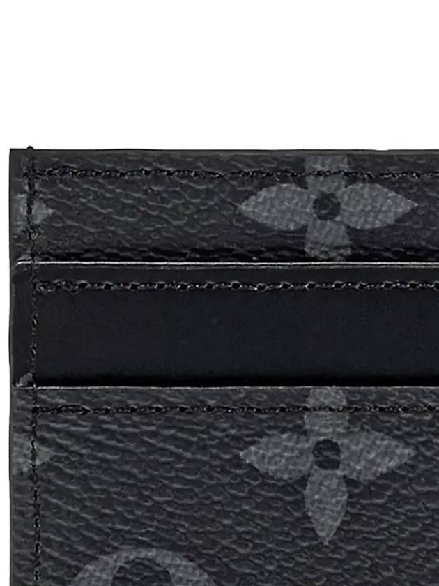 Monogram Eclipse Double Card Wallet Black - LOUIS VUITTON - BALAAN 6