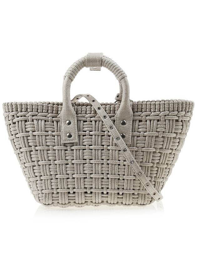 Bistro XS Basket Tote Bag Abbey Stone - BALENCIAGA - BALAAN 4