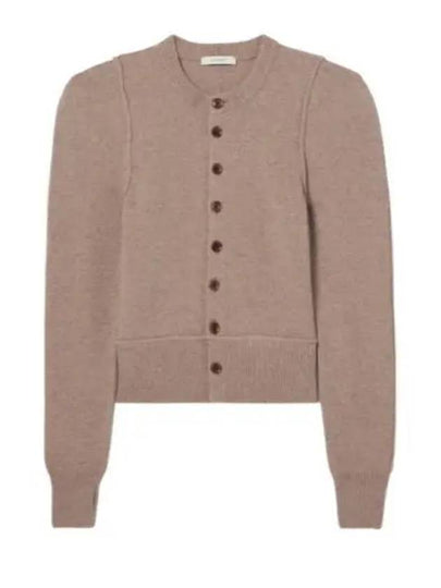 Fitted Wool Cardigan Coffee Latte - LEMAIRE - BALAAN 2