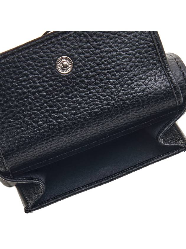 ORB Logo Small Half Wallet Black - VIVIENNE WESTWOOD - BALAAN 8