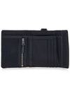 Logo Strap Half Wallet Black - AMI - BALAAN 11