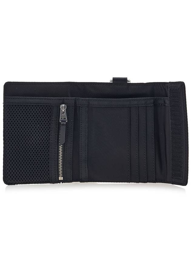 Logo Strap Half Wallet Black - AMI - BALAAN 11