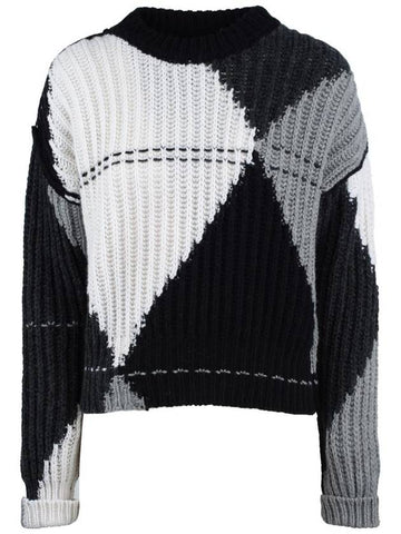 Roberto Collina Diamond Inlay Sweater - ROBERTO COLLINA - BALAAN 1