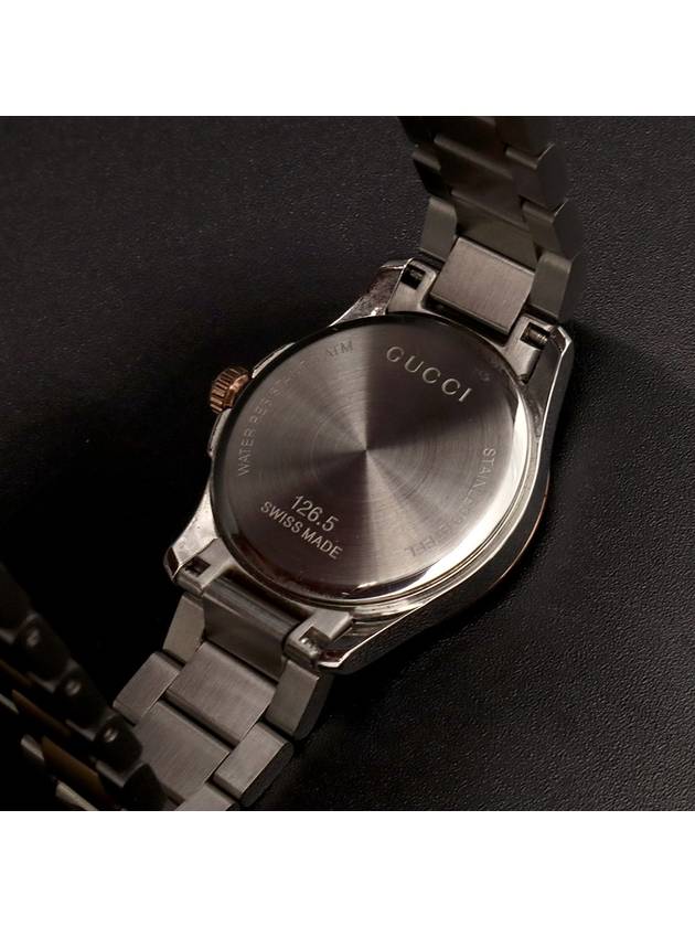 Steel G Timeless Gold Quitz Metal Women s Watch YA126564 - GUCCI - BALAAN 5