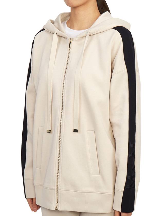 Fennec Hooded Jacket Ivory Black - MAX MARA - BALAAN 4