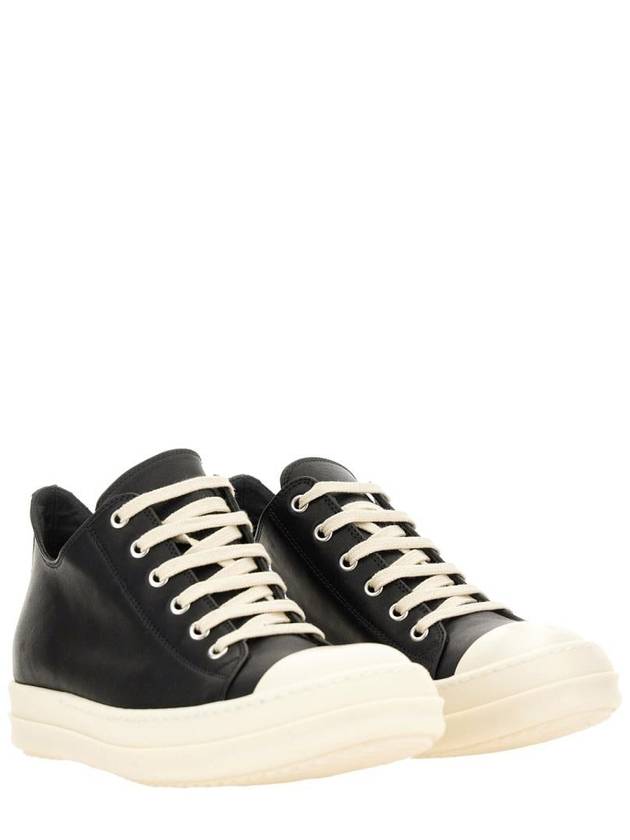 Rick Owens Leather Sneaker - RICK OWENS - BALAAN 2