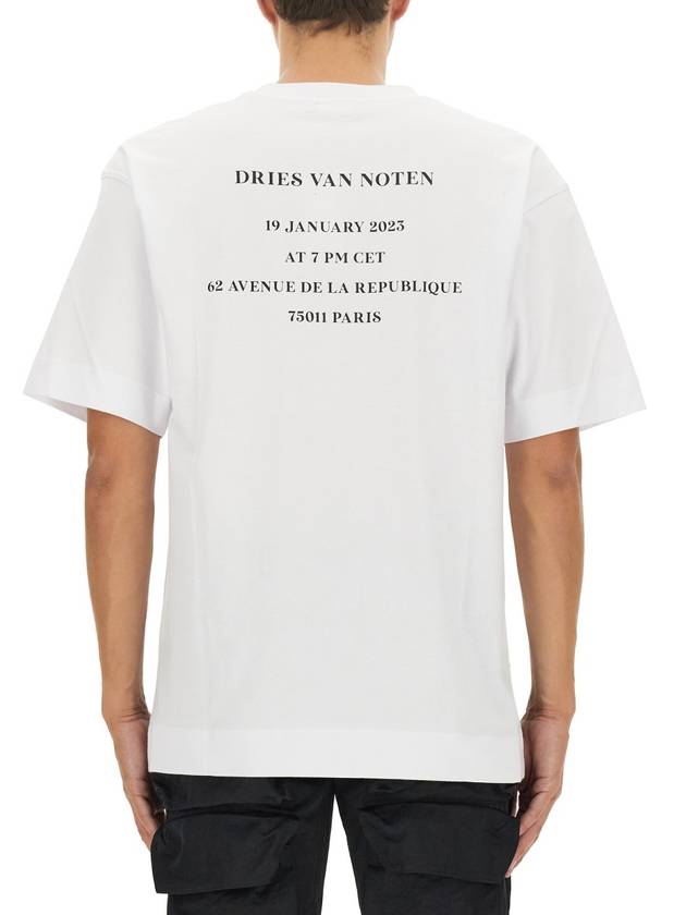 LOGO PRINT T-SHIRT - DRIES VAN NOTEN - BALAAN 3