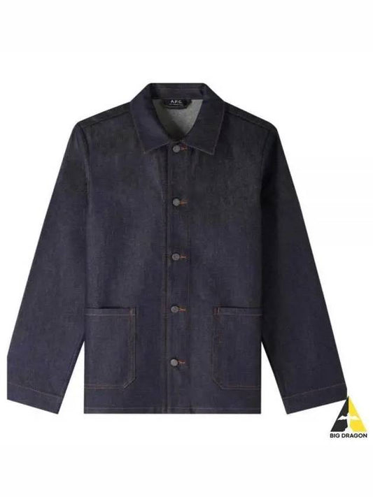 Kerlouan Denim Shirt Jacket Navy - A.P.C. - BALAAN 2