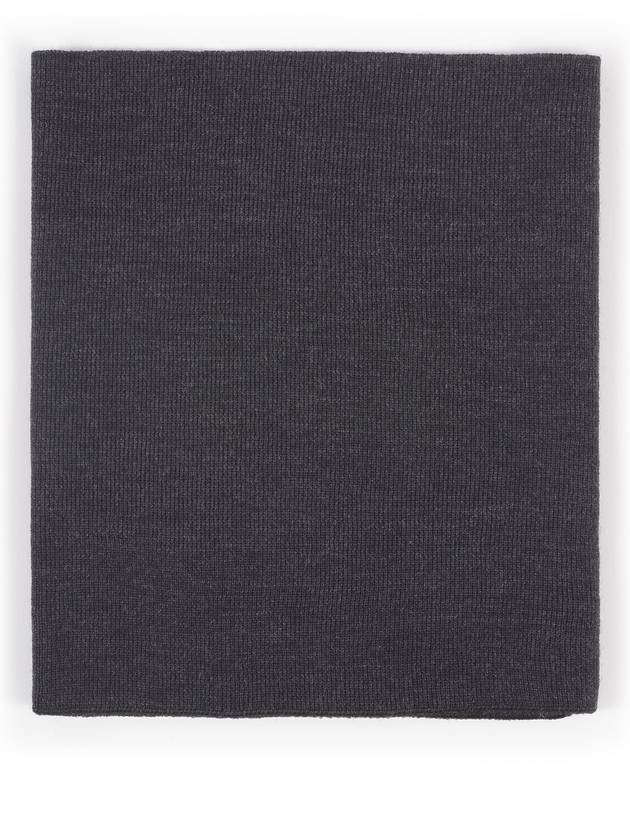 Merino wool neckband muffler dark gray - MAISON MARGIELA - BALAAN 2