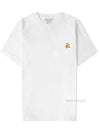 Speedy Fox Patch Comfort Short Sleeve T Shirt White - MAISON KITSUNE - BALAAN 2