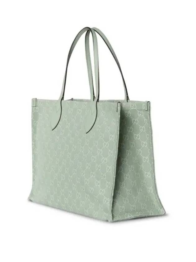 Ophidia GG Large Tote Bag Pale Green - GUCCI - BALAAN 5