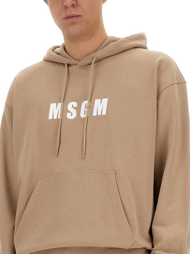 logo print hoodie 3640MM127247000 - MSGM - BALAAN 5