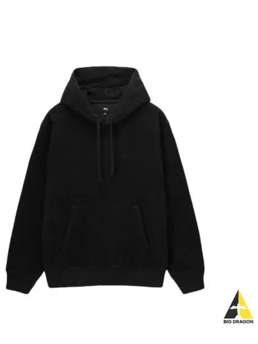 118515 SPBLAC Inside Out Fleece Hood - STUSSY - BALAAN 1