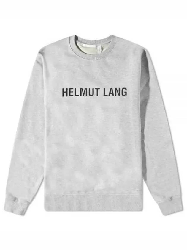 Core Crew Neck Logo Sweatshirt Grey - HELMUT LANG - BALAAN 2