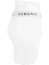 Men's Logo Low Rise Briefs 2 Pack White - VERSACE - BALAAN.