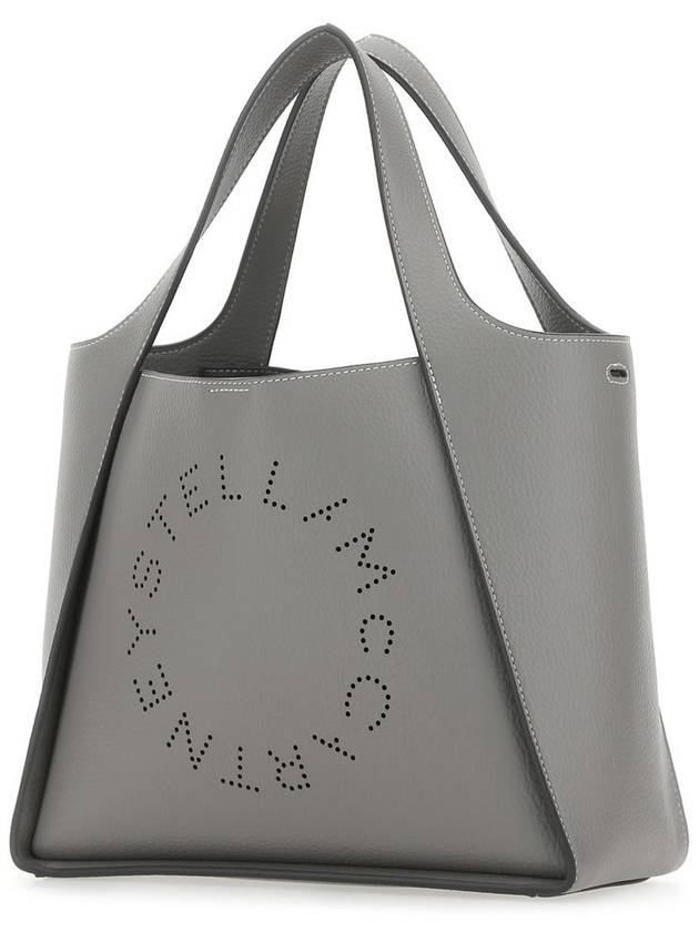 Women's Stella Logo Craney Alter Matt Tote Bag Smoke - STELLA MCCARTNEY - BALAAN 3