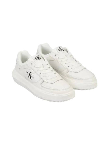 Women's Malmo Meta Low Top Sneakers White - CALVIN KLEIN - BALAAN 1