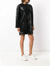 18FW back logo sequin dress 2541MDA82X 184706 99 - MSGM - BALAAN 3