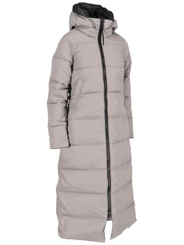 Mystique Satin Long Parka Padding Willow Grey - CANADA GOOSE - BALAAN 3