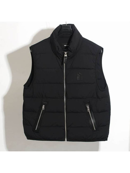 Men's Zip-up Padded Vest Black - MACKAGE - BALAAN.