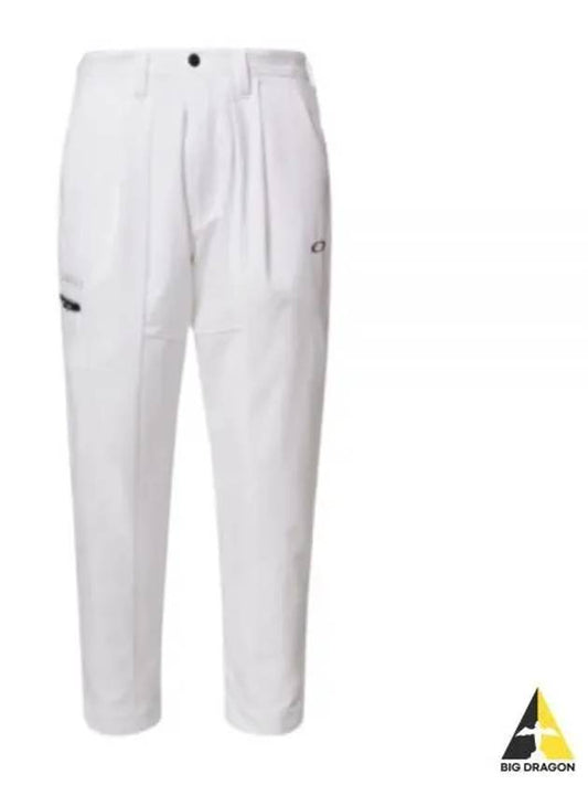SKULL RELAX NEATLY TAPERED FOA405137 white skull relax knitley tapered pants - OAKLEY - BALAAN 1