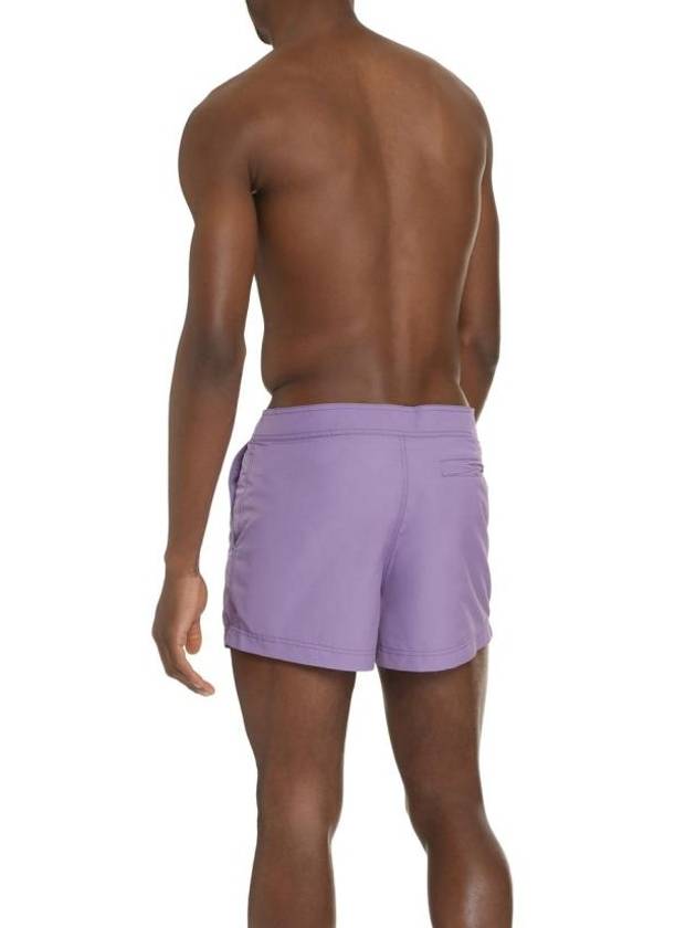 Logo Printing Swim Shorts Purple - OFF WHITE - BALAAN 5