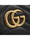 Black Matelasse GG Marmont Gold Mini Cross Bag 448065 - GUCCI - BALAAN 6