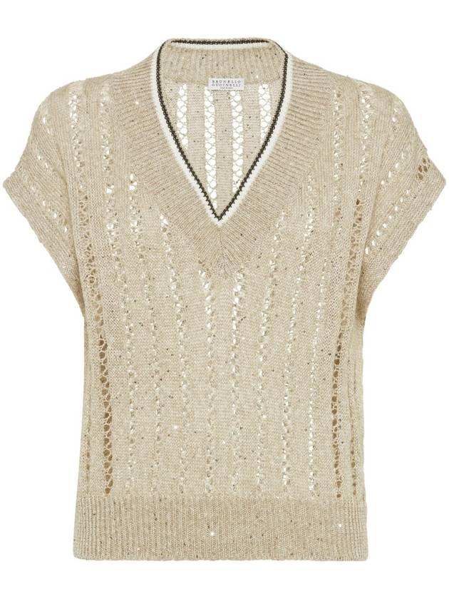 Brunello Cucinelli Sweaters Beige - BRUNELLO CUCINELLI - BALAAN 1