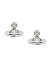 Simonetta Bas Relief Earrings Silver - VIVIENNE WESTWOOD - BALAAN 1