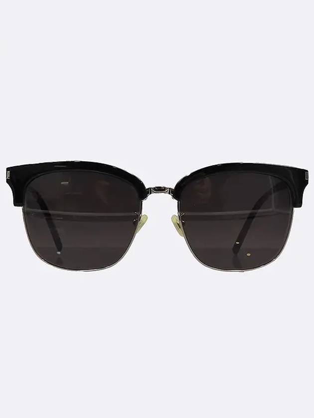 SL 108 K black color silver plated gold frame sunglasses - SAINT LAURENT - BALAAN 2