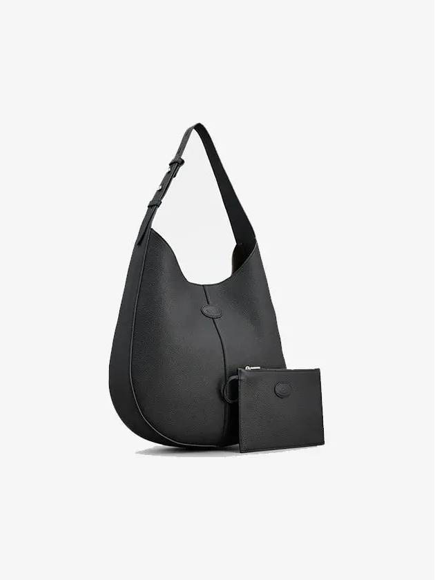 TODS DI Small Hobo Bag Black XBWDBSR0200XWZS999 - TOD'S - BALAAN 4