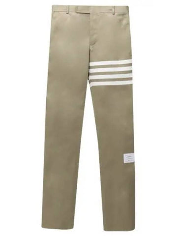 Diagonal Stripe RWB Tab Unconstructed Chino Pants Men s Cotton - THOM BROWNE - BALAAN 1