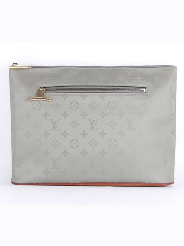 XKim Jones Titanium Cosmos Monogram Clutch - LOUIS VUITTON - BALAAN 1