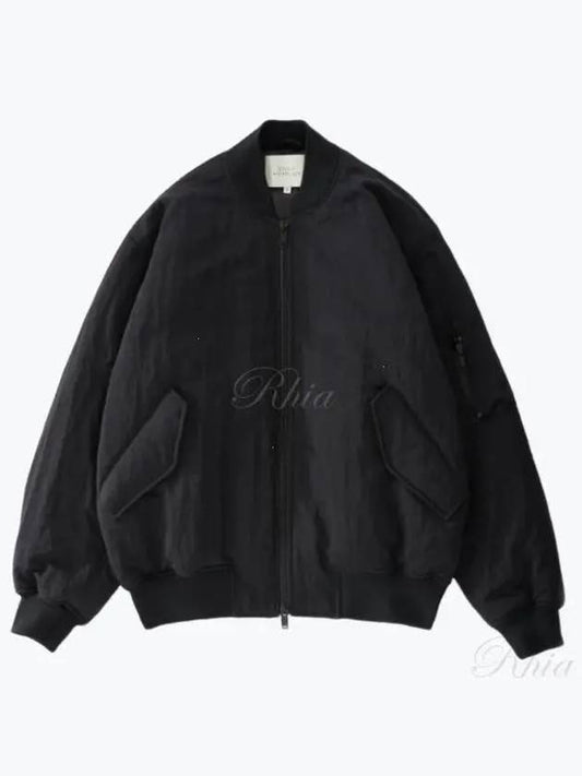 24 Leroy Bomber Jacket Black 1107 - STUDIO NICHOLSON - BALAAN 1