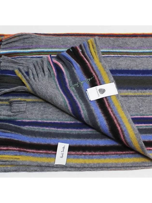 Signature Stripe Scarf M1A151FN145 - PAUL SMITH - BALAAN 4