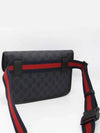 GG Supreme Belt Bag Black - GUCCI - BALAAN 5