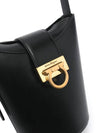 Small Trifolio Shoulder Bag Black - SALVATORE FERRAGAMO - BALAAN 6