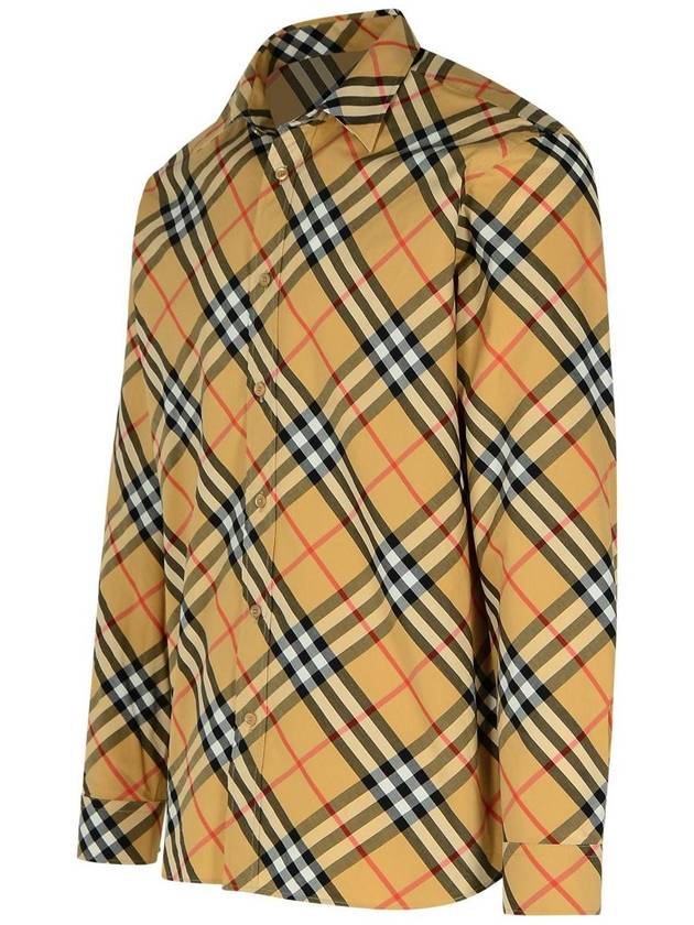 Vintage Check Long Sleeve Shirt Beige - BURBERRY - BALAAN 3