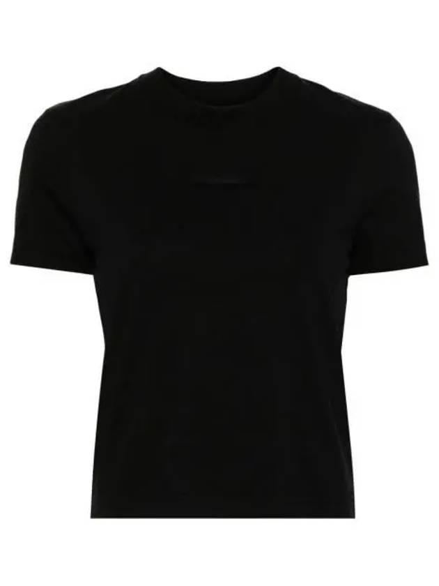 Le Gros Grain Short Sleeve T-Shirt Black - JACQUEMUS - BALAAN 2