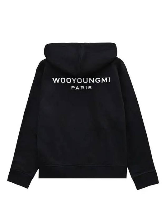 Back logo hooded zip up black - WOOYOUNGMI - BALAAN 2