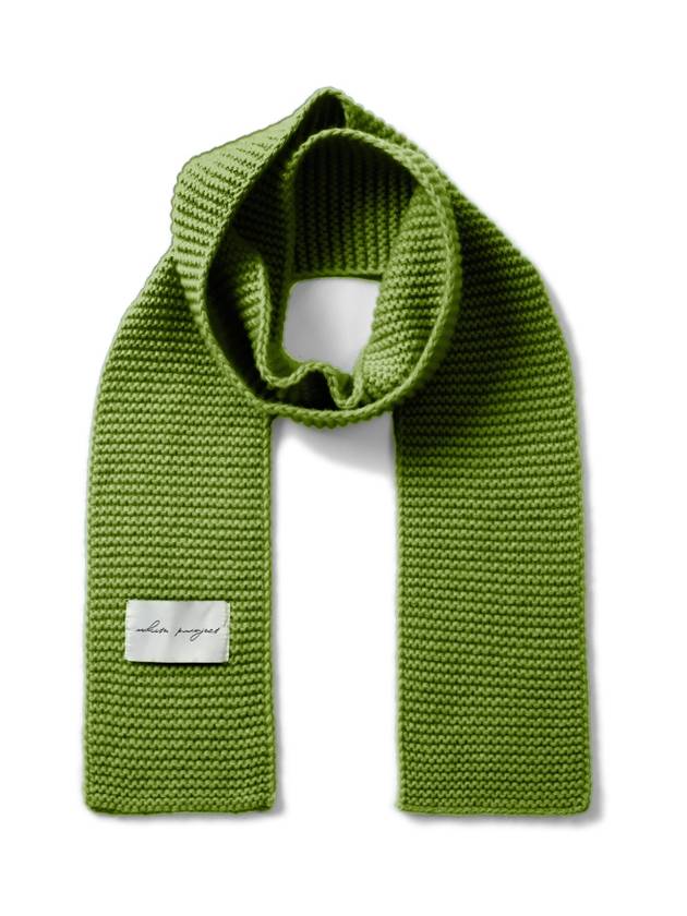 Lyra Lambswool 100 Muffler Light Green - WHITE PROJECT - BALAAN 3