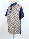 Jumbo GG jacquard silk blend polo shirt XL - GUCCI - BALAAN 3