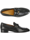 Horsebit Interlocking G Leather Loafer Black - GUCCI - BALAAN 2