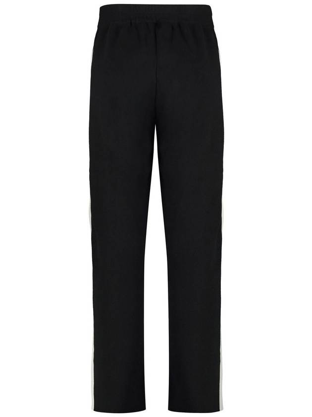 Palm Angels Classic Logo Knit Track Pants Black - PALM ANGELS - BALAAN 2