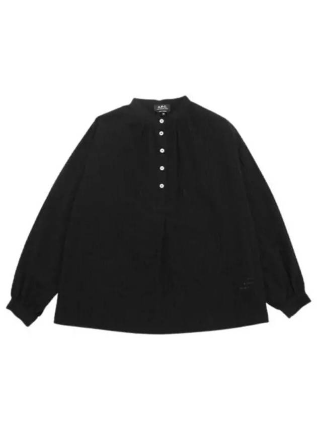 Flora Orphanwork Tartan Blouse Black - A.P.C. - BALAAN 2