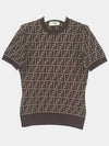 Sweater FZXC72ASJTF0GGE TOBACCO - FENDI - BALAAN 4