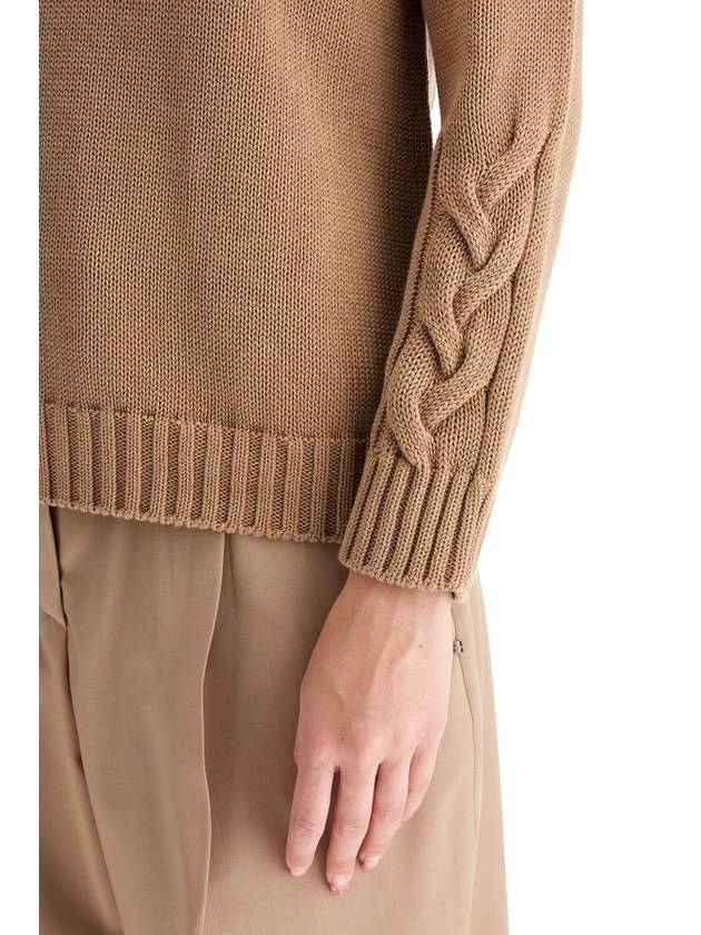 cotton cable knit sweater in 10 words - S MAX MARA - BALAAN 4