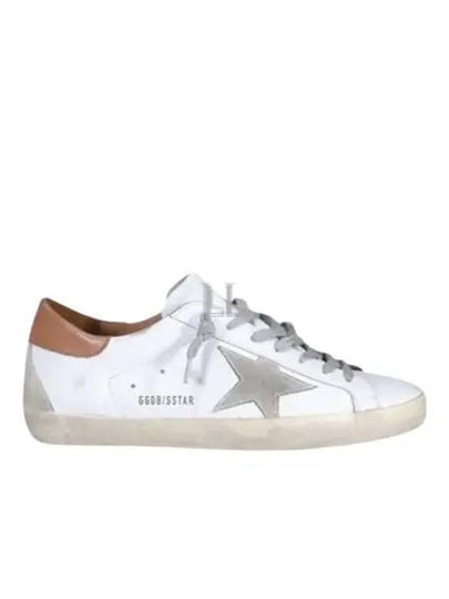 Superstar Brown Tab Sneakers White - GOLDEN GOOSE - BALAAN 2