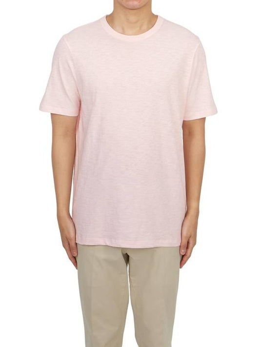 Men's Essential Cosmos Short Sleeve T-Shirt Pink - THEORY - BALAAN 2